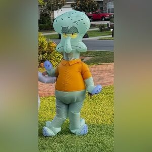 Squidward Adult Inflatable Costume